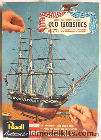 Revell 1/192 USS Constitution Old Ironsides Pre-S Issue, H319-298 plastic model kit